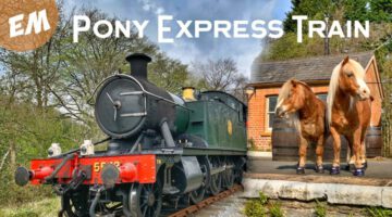 All aboard The Pony Express Train