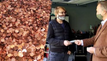 Man Paid in 90,000 Oily Pennies Cashes In With Coinstar