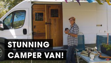 A Woman’s Stunning Camper Van Conversion