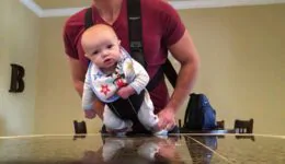 Dad Left at Home With Baby