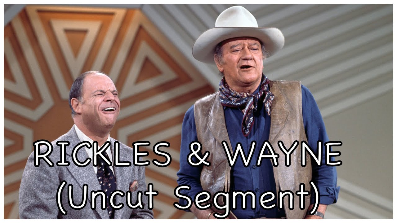 John Wayne & Don Rickles, Unedited (1974)