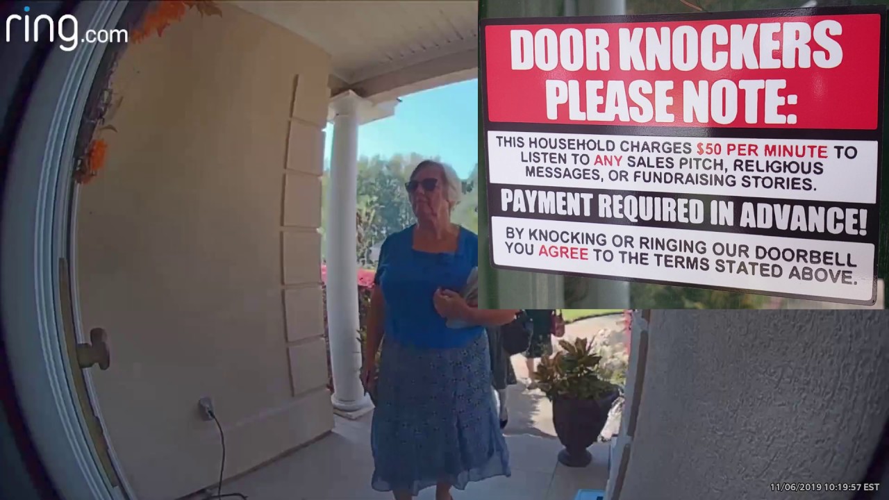 No Soliciting Sign That Works Like A Charm!