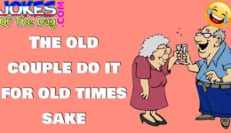 Funny Joke: The Old Couple Do It for Old Times Sake