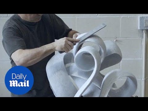 Artist Makes Sculpture From 1,200-LB Piece of Marble