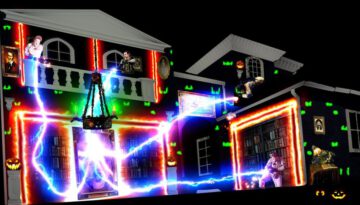 Ghostbusters Halloween House Projection Show