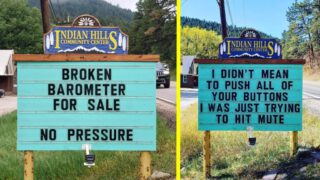 Someone In Colorado Is Putting The Funniest Signs, And The Puns Are Priceless