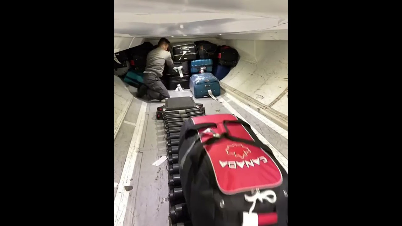 How 100 Bags Are Stored on a Plane