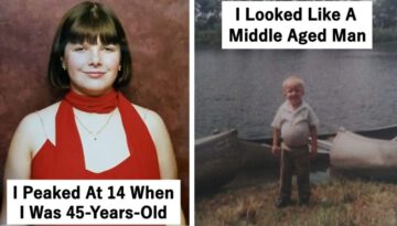 Kids Looking Old in Photos