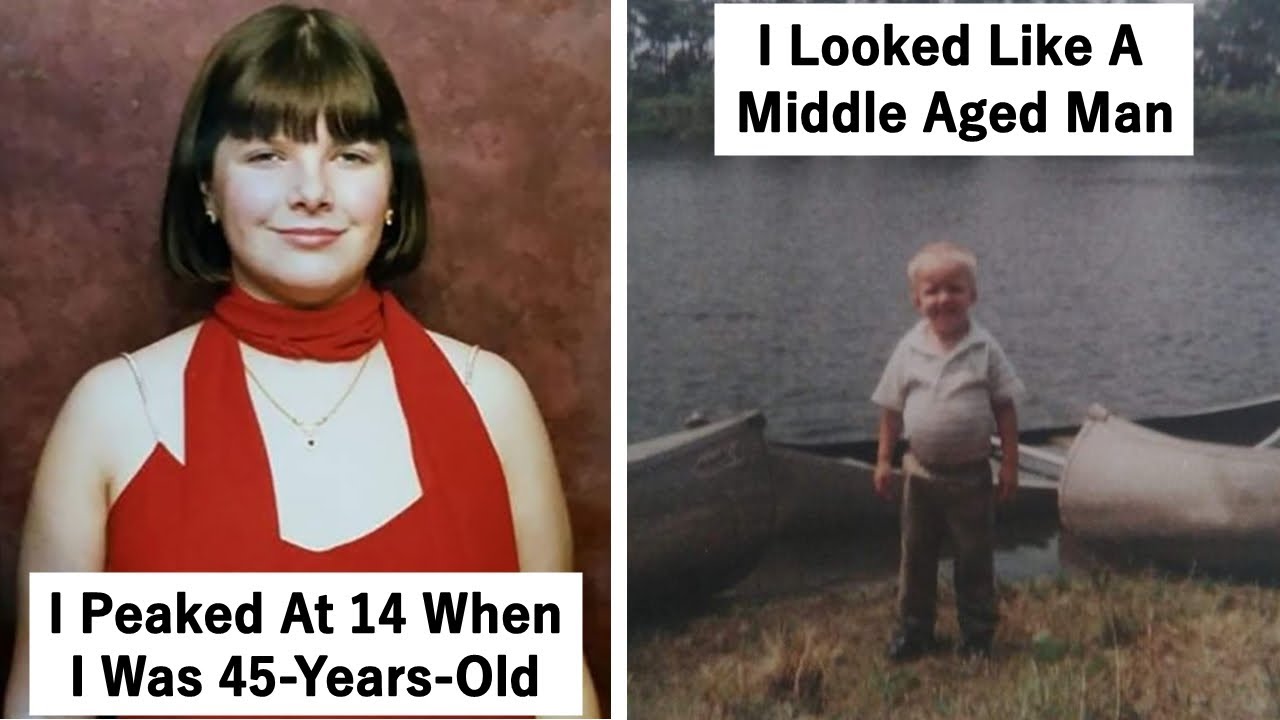 Kids Looking Old in Photos