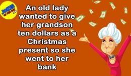 Funny Joke: Senior at a Bank