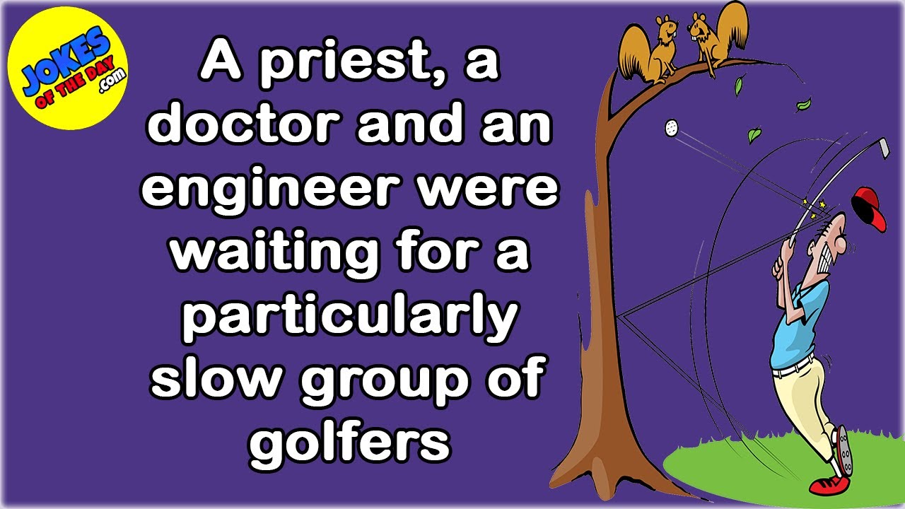 Funny Joke: Slow Group of Golfers