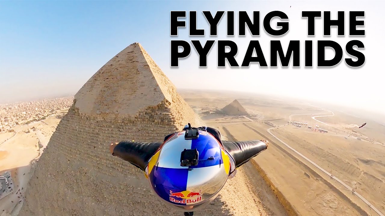 Wingsuit Flying Super Close To The Pyramids Of Giza