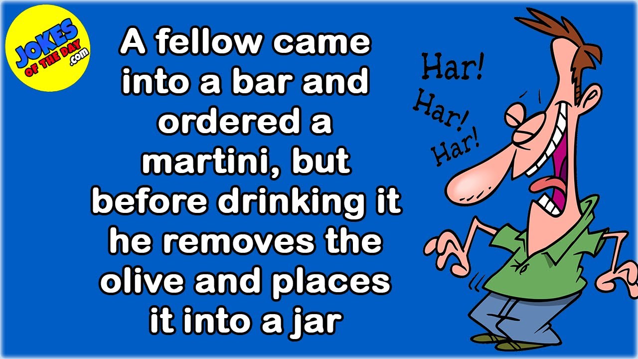 Funny Joke: A Man Went to a Bar and Buys a Martini