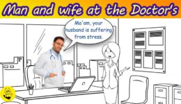 Funny Joke: Doctor Asks Man’s Wife to Speak Privately