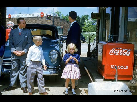 Life at the Gas Station – 1950s & 1960s America in Color