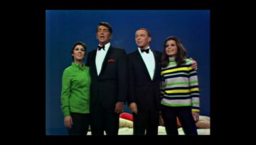 Dean Martin and Frank Sinatra Sing With Their Daughters