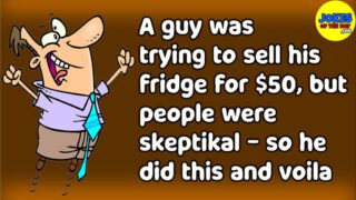 Funny Jokes: Centenarian Grandma & a Fridge for Sale