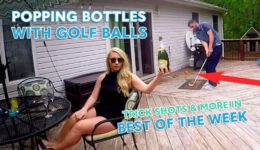 Popping Bottles With Golf Balls | Best Of The Week