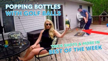 Popping Bottles With Golf Balls | Best Of The Week