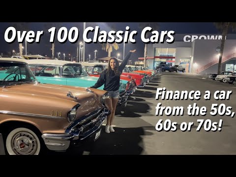 Car Dealership Selling Over 100 Classic American Cars