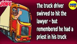 Funny Joke: Truck Driver Intentionally Hit Lawyers