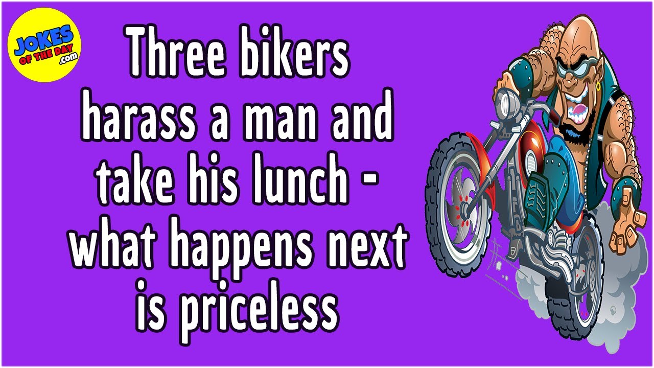 Funny Joke: Bikers Harass a Man at a Diner