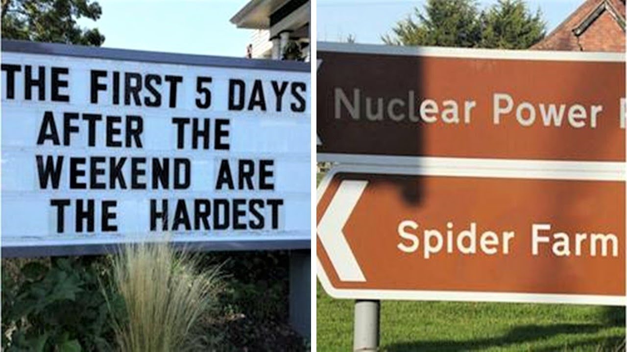 Pictures Who Are Winning The Funny Sign Game – 1Funny.com