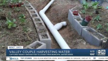 Valley Couple Harvesting Water to Try to Cover Their Own Usage