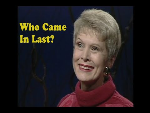 Who Came in Last? – Jeanne Robertson