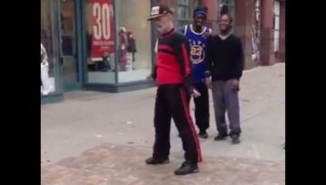 60 Year Old Man Takes Break Dance Battle to a New Level