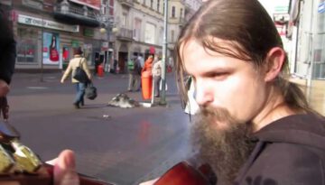 Amazing Guitar Street Musician