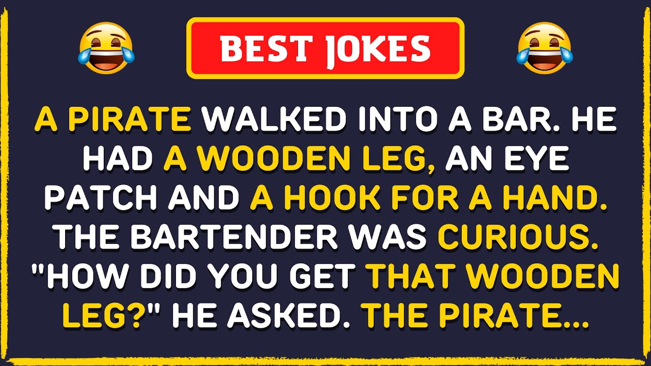 Funny Joke: Pirate at a Bar