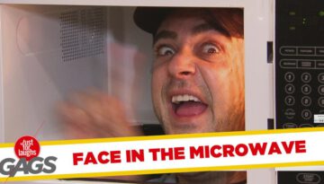 Head in a Microwave Prank
