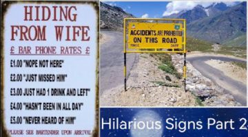 Hilarious Signs Part 2. Funny Video!