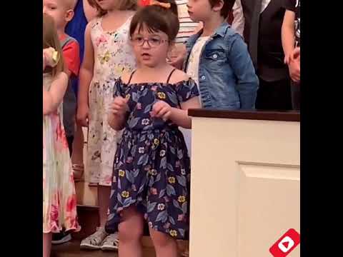 Little Girl Breaks Out the Dance Moves During a Concert in Their School