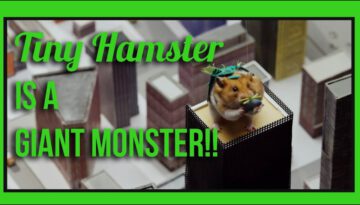 Tiny Hamster is a Giant Monster!!