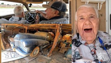 WW2 Veteran’s Reaction To Son Fixing His 1946 Cadillac To Drive