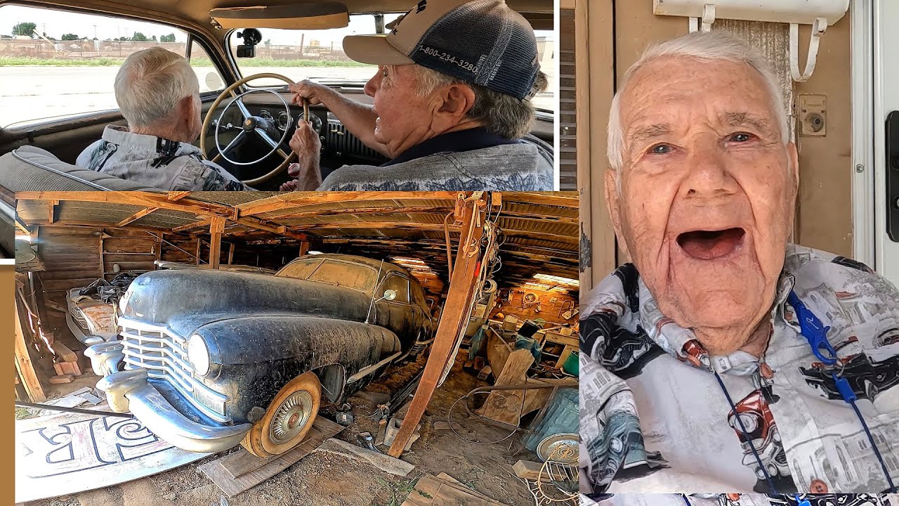 WW2 Veteran’s Reaction To Son Fixing His 1946 Cadillac To Drive