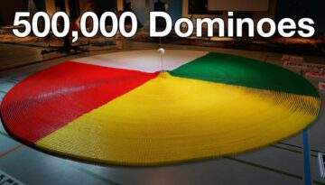 500,000 Dominoes – 3 Guinness World Records