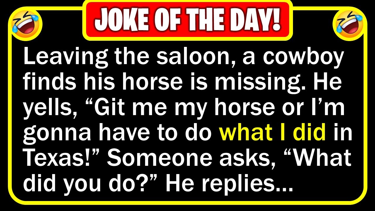 Funny Joke: Missing Horse