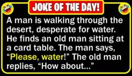 Funny Joke: Thirsty