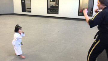 3 Year Old White Belt Reciting the Student Creed
