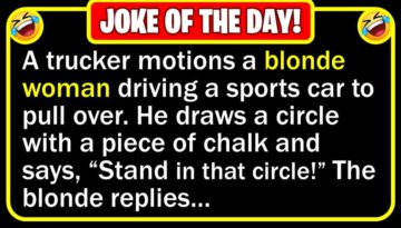 Funny Joke: Blonde Circle