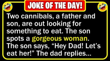 Funny Joke: Cannibal Meal