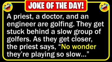Funny Joke: Slow Golf Game