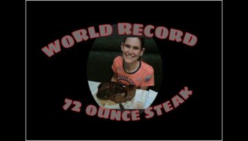 Tiny Woman Devours 72oz Steak