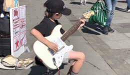 Amazing 8-Year Old Plays Apache on Guitar