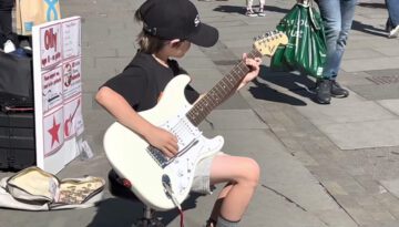 Amazing 8-Year Old Plays Apache on Guitar