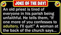 Funny Joke: Angry Priest