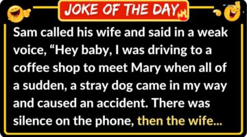 Funny Joke: Calling Wife About an Accident